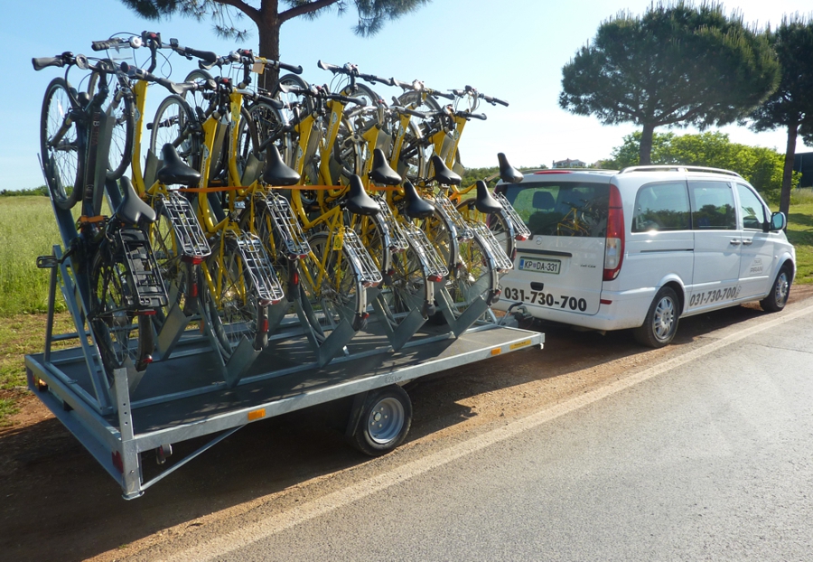 fahrrad mit taxi transportieren